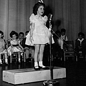 Young Brenda speaking