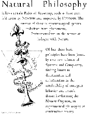 Natural Philosophy Broadside