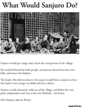 What Would Sanjuro Do
